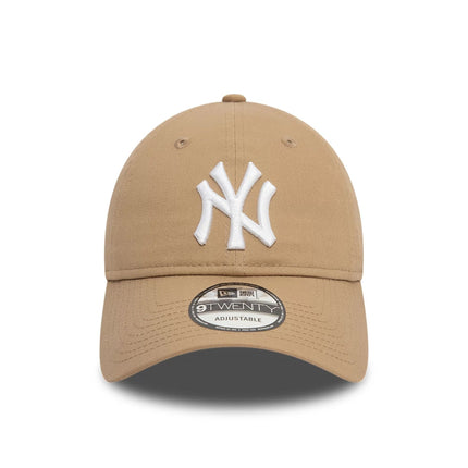New Era New York Yankees League Essential Light Beige 9TWENTY Adjustable Cap - Cap On