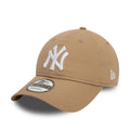 New Era New York Yankees League Essential Light Beige 9TWENTY Adjustable Cap - Cap On