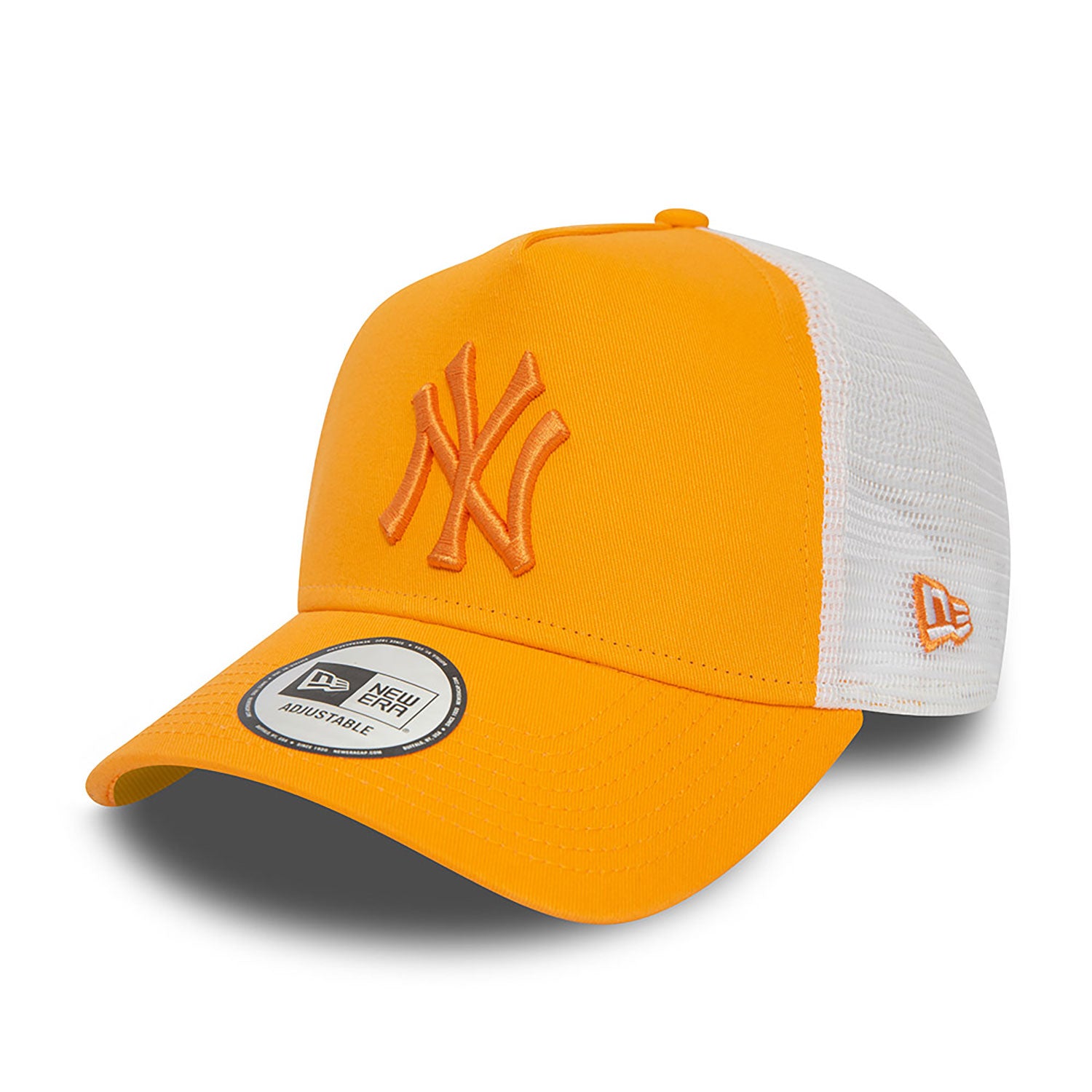 New Era New York Yankees League Essential Papaya Smoothie Trucker Cap - Cap On