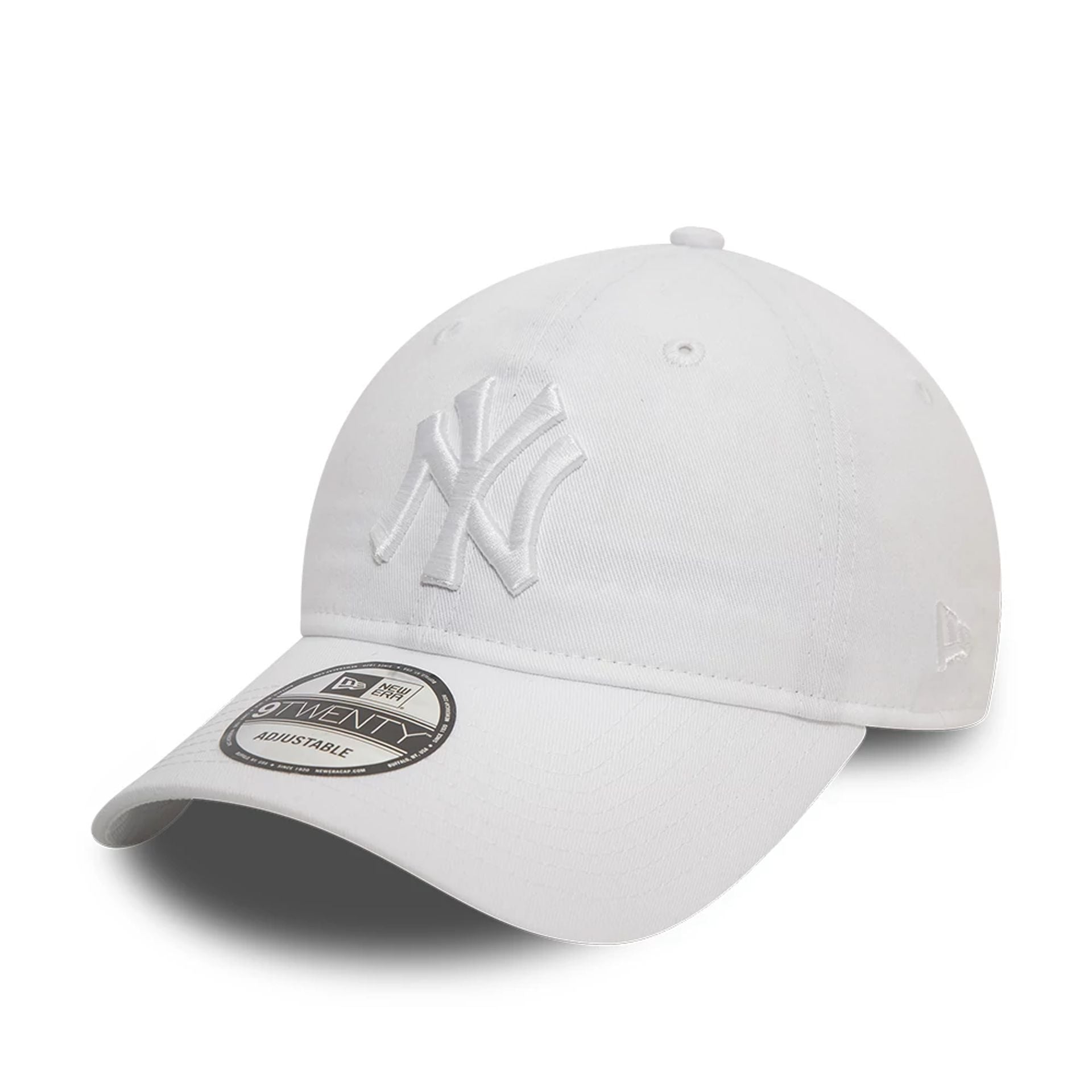 New Era New York Yankees League Essential White 9TWENTY Adjustable Cap - Cap On