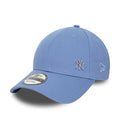 New Era New York Yankees MLB Flawless Blue 9FORTY Adjustable Cap - Cap On