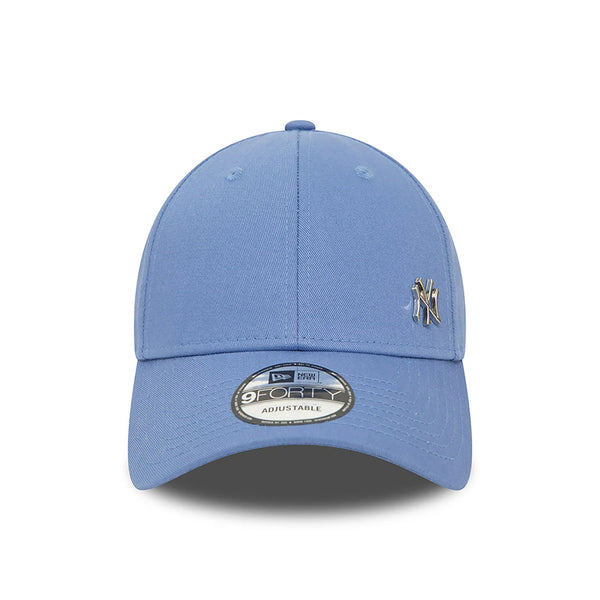 New Era New York Yankees MLB Flawless Blue 9FORTY Adjustable Cap - Cap On