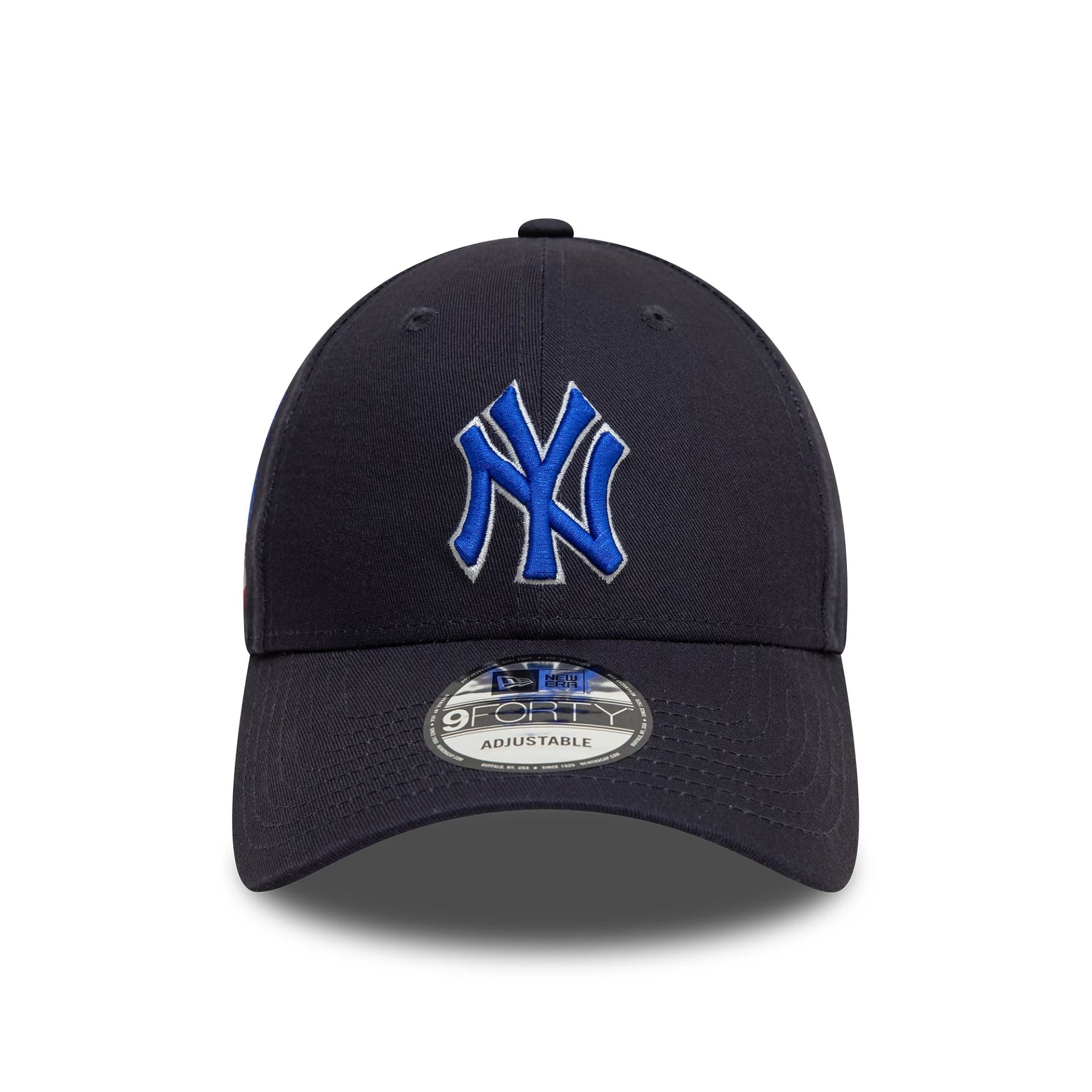 New Era New York Yankees Side Patch Navy 9FORTY Adjustable Cap - Cap On