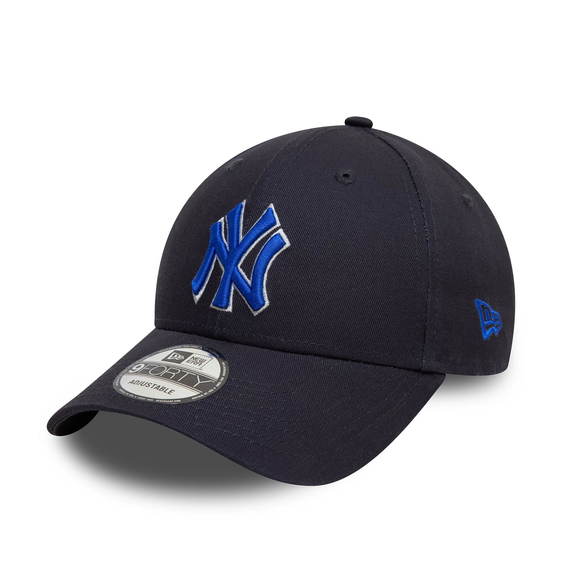 New Era New York Yankees Side Patch Navy 9FORTY Adjustable Cap - Cap On