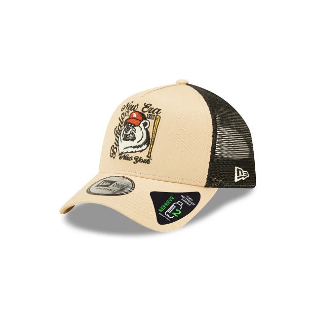 New Era Repreve Heritage Collection 9FORTY AF Trucker Beige - Cap On