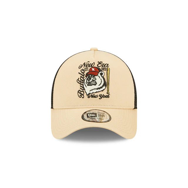 New Era Repreve Heritage Collection 9FORTY AF Trucker Beige - Cap On
