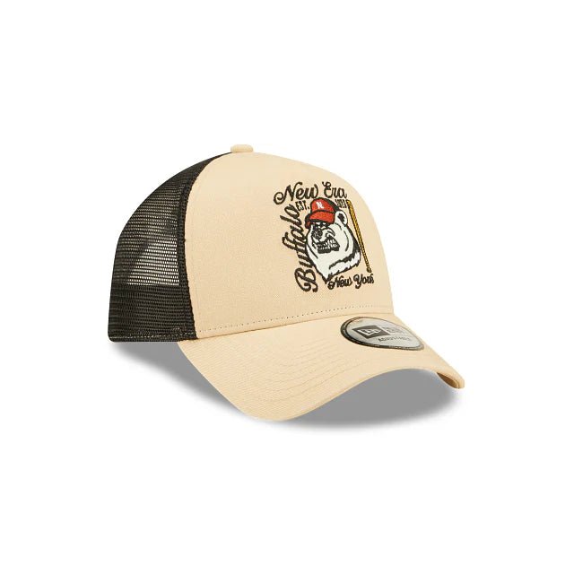 New Era Repreve Heritage Collection 9FORTY AF Trucker Beige - Cap On