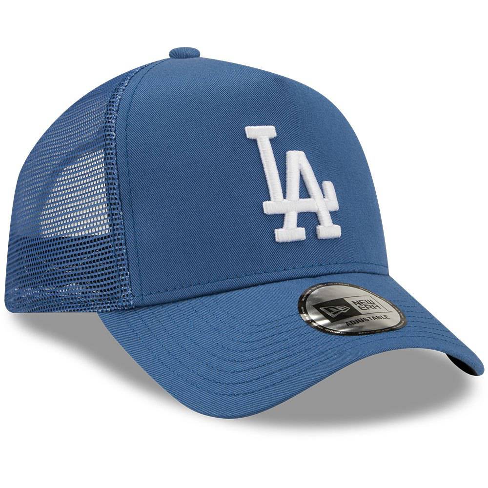 New Era Tonal MLB LA Dodgers Mesh Trucker Cap - Med Blue - Cap On