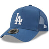 New Era Tonal MLB LA Dodgers Mesh Trucker Cap - Med Blue - Cap On