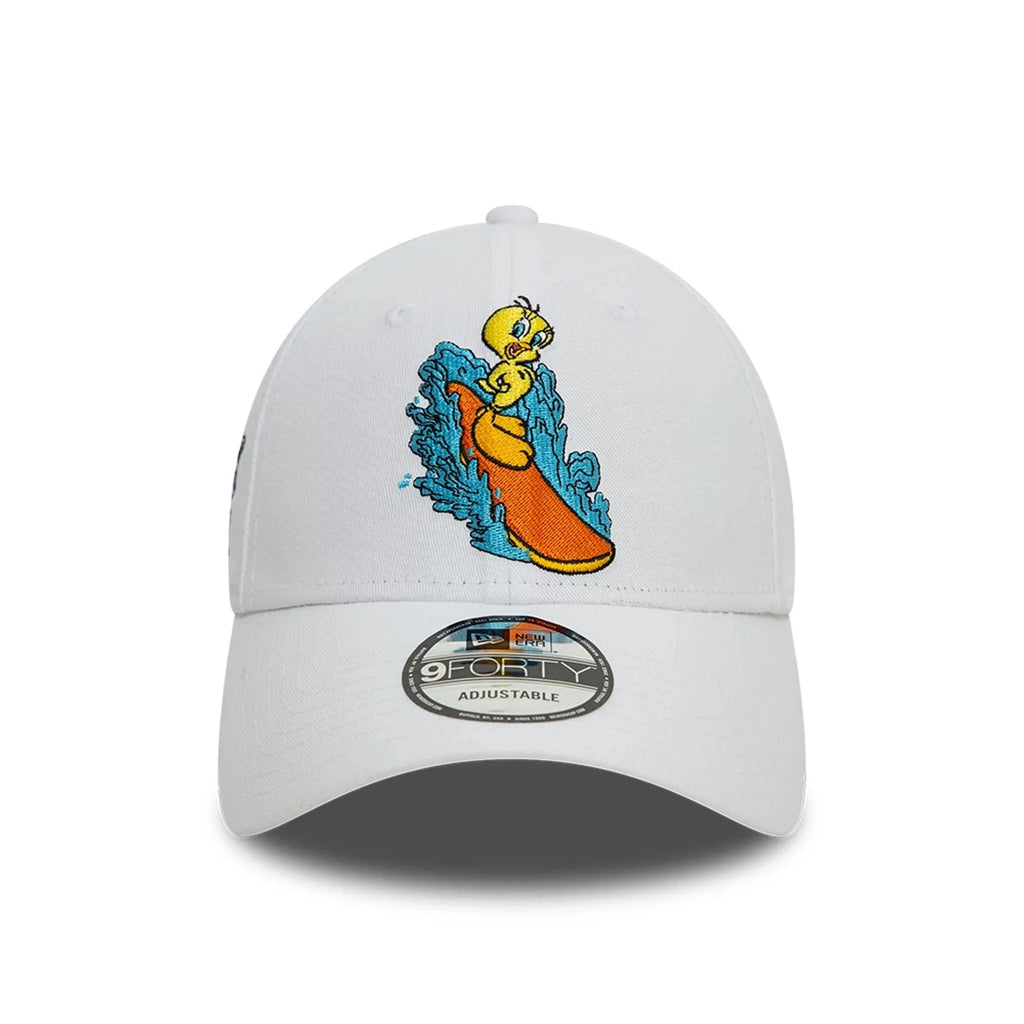 New Era Tweety Pie Team Looney Tunes White 9FORTY Adjustable Cap - Cap On
