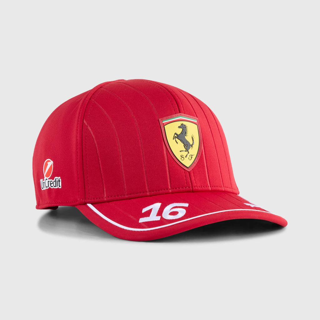 Scuderia Ferrari F1 PUMA 2025 Charles Leclerc Driver Cap - Cap On