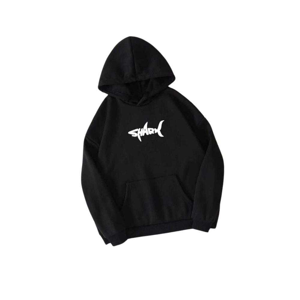 Shark Hoodie - Cap On