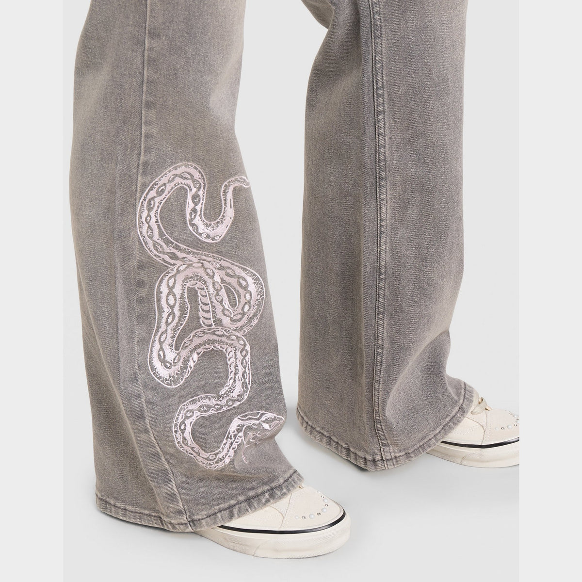 Ed Hardy Serpent Flared Jeans