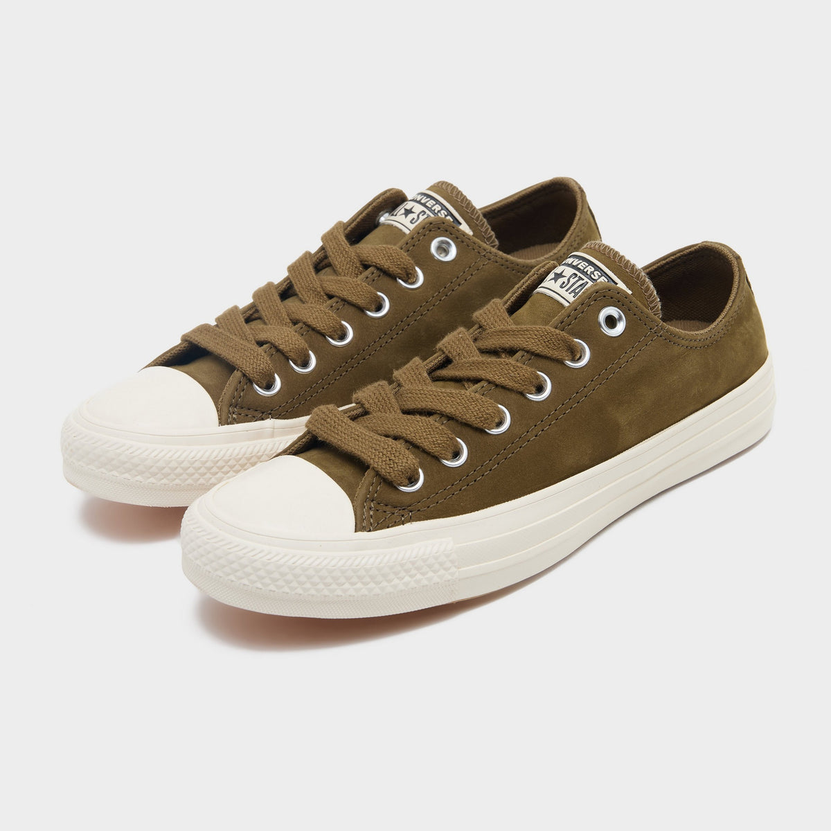 Green Converse All Star Ox Suede Women's