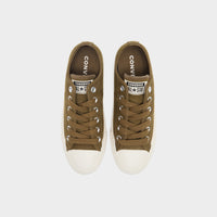 Green Converse All Star Ox Suede Women's