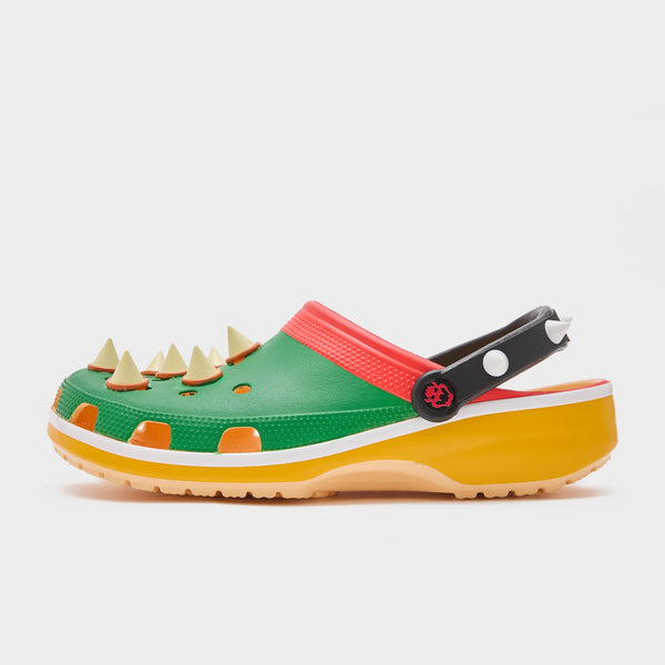 Green Crocs x Nintendo Bowser Classic Clog