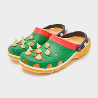 Green Crocs x Nintendo Bowser Classic Clog