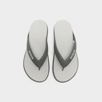 Grey Crocs Coast Flip Sandals