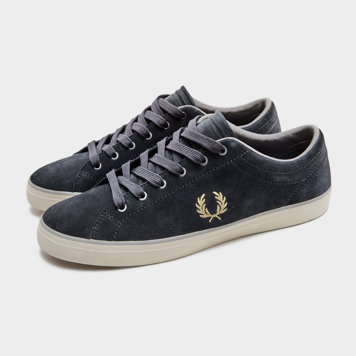 Grey Fred Perry Baseline Suede