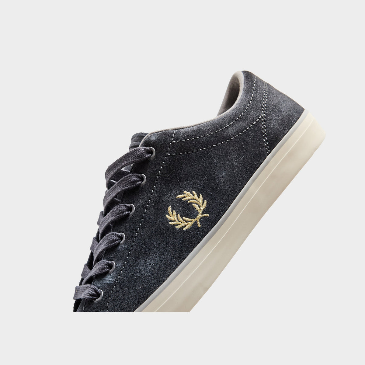 Grey Fred Perry Baseline Suede