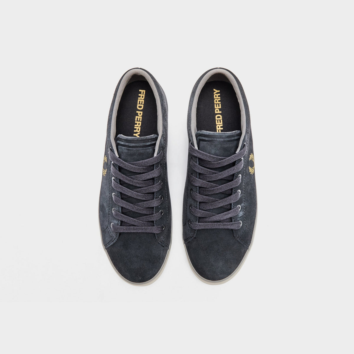 Grey Fred Perry Baseline Suede