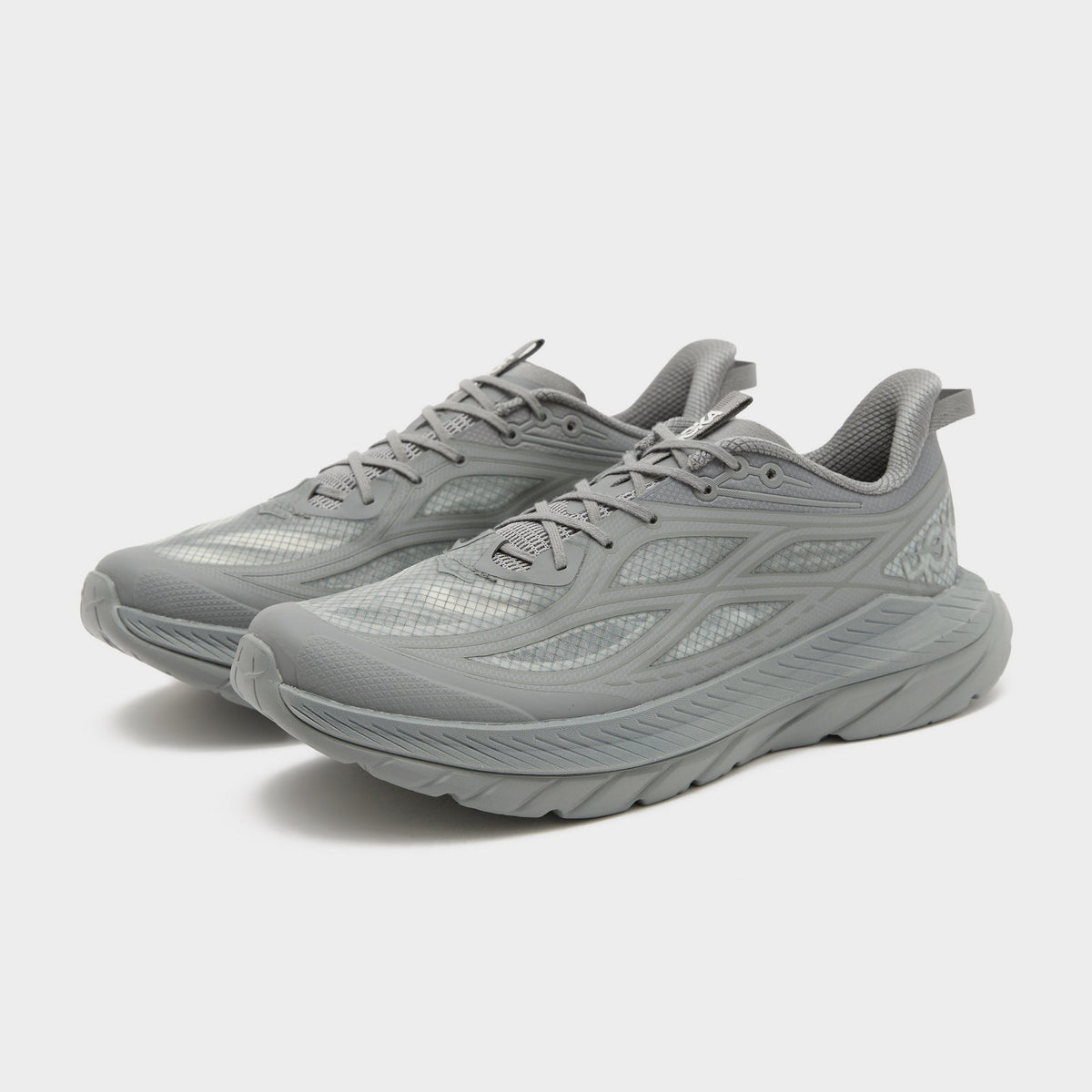 Grey HOKA Mach Remastered