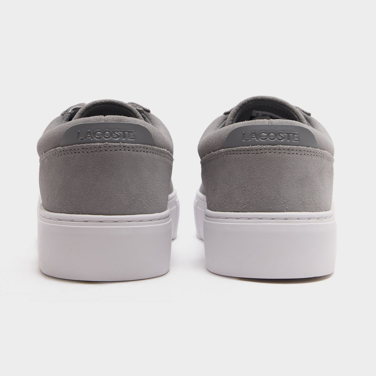 Grey Lacoste Court Set Leather