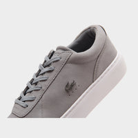 Grey Lacoste Court Set Leather