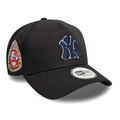 New Era New York Yankees League Essential A-Frame Trucker Black Navy Cap