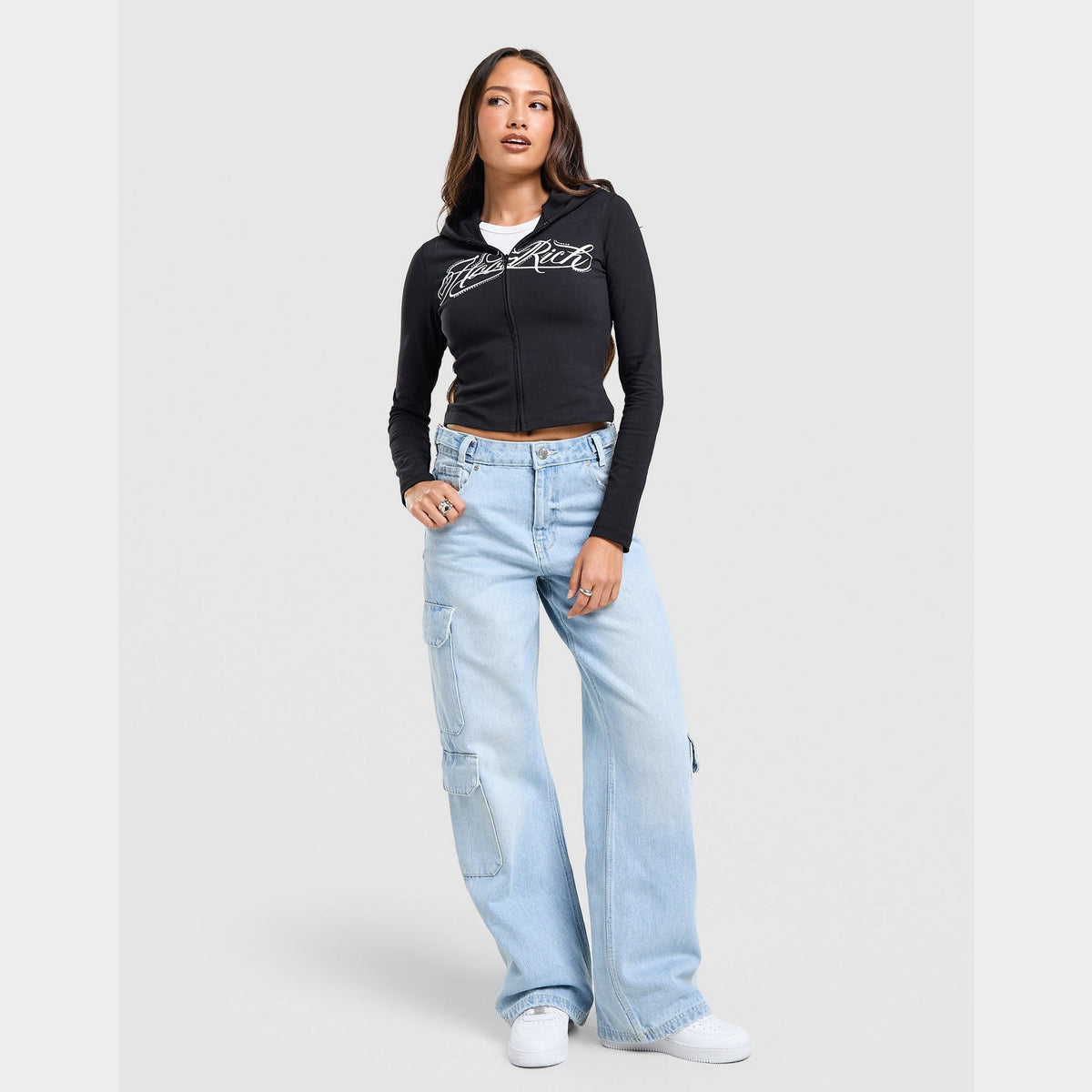 Hoodrich Sync Oversized Wide Leg Jeans