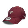 New Era Miami Heat 9FORTY NBA Tech Dark Red Cap