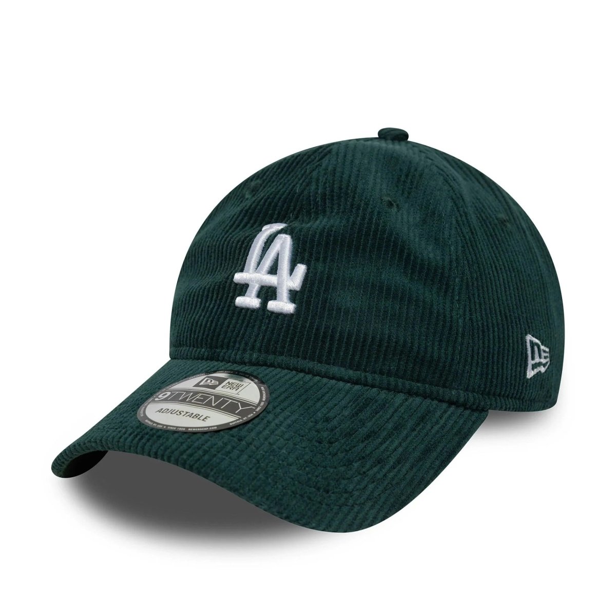 New Era LA Dodgers MLB Cord Dark Green 9TWENTY Adjustable Cap