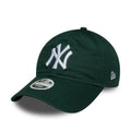 New Era New York Yankees Womens MLB League Essential Dark Green 9TWENTY Adjustable Cap