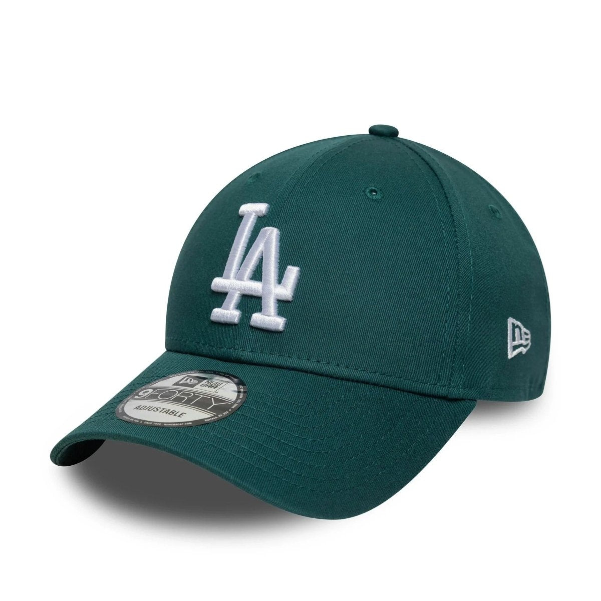 New Era LA Dodgers MLB League Essential Dark Green 9FORTY Adjustable Cap