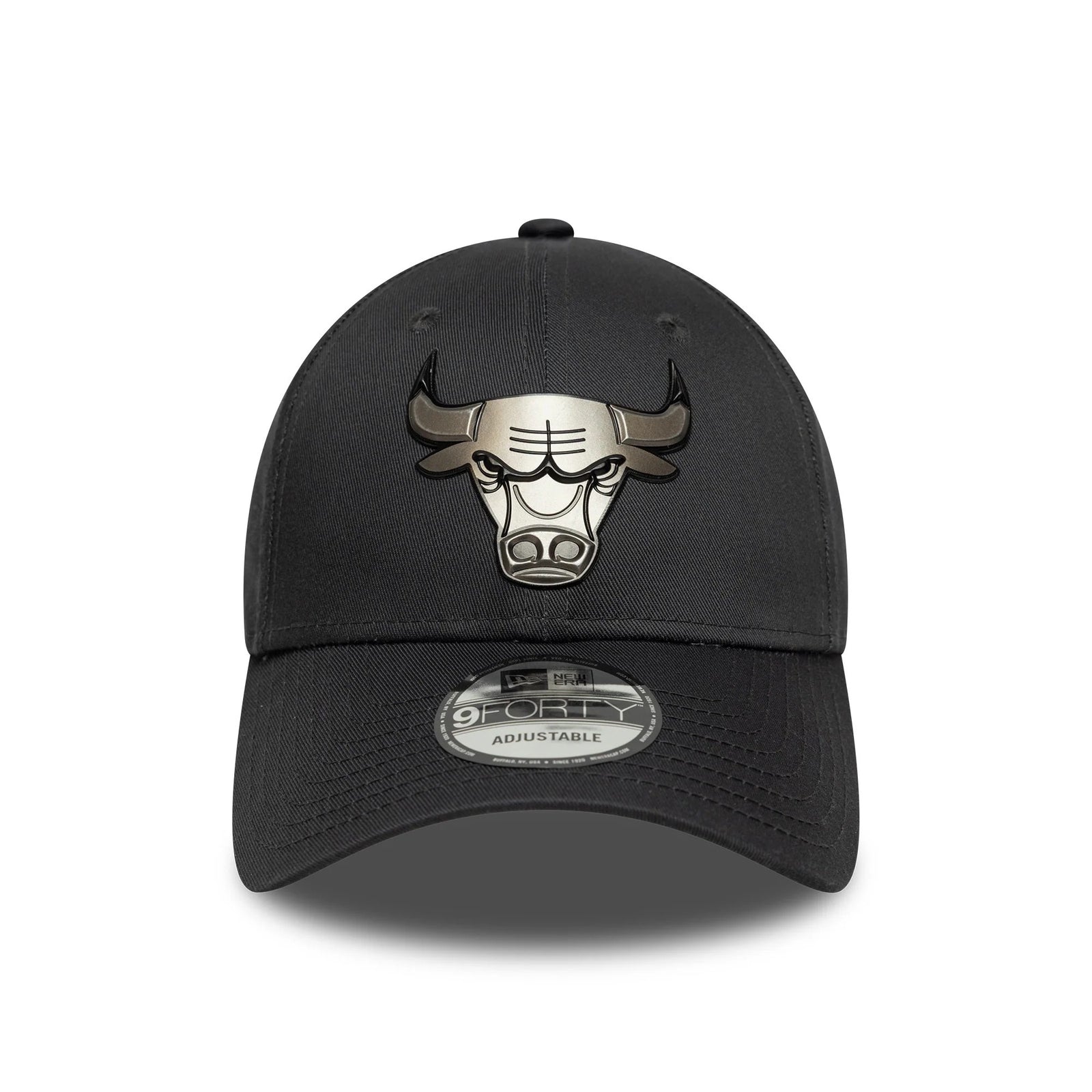 New Era Chicago Bulls NBA Metallic Anthracite Grey 9FORTY Cap