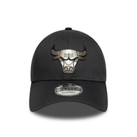 New Era Chicago Bulls NBA Metallic Anthracite Grey 9FORTY Cap