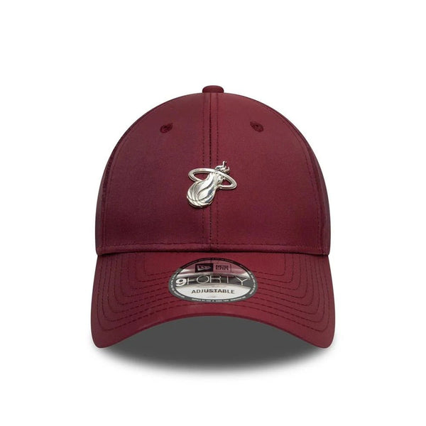 New Era Miami Heat 9FORTY NBA Tech Dark Red Cap