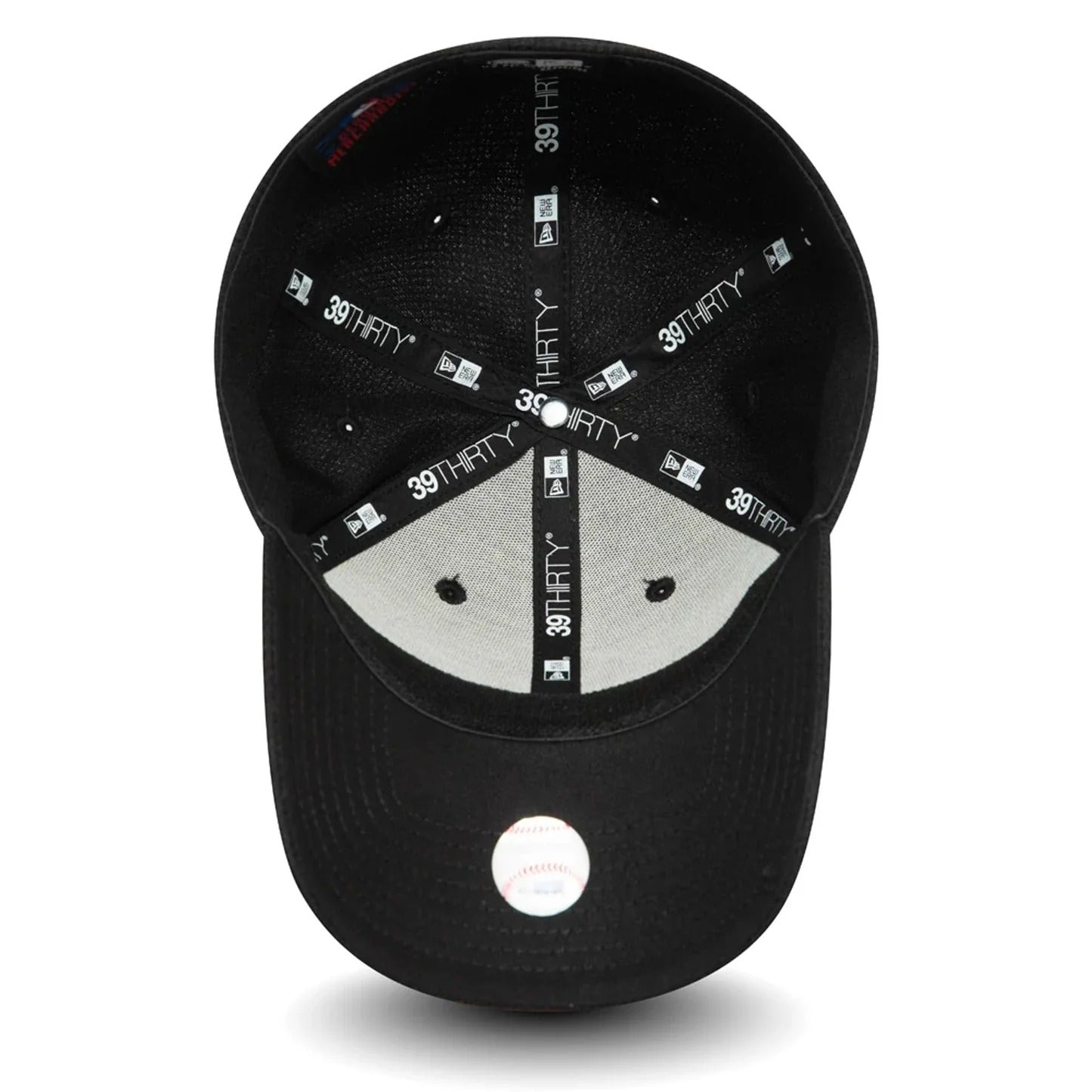 Black baseball cap with '39THIRTY' logo on a white background