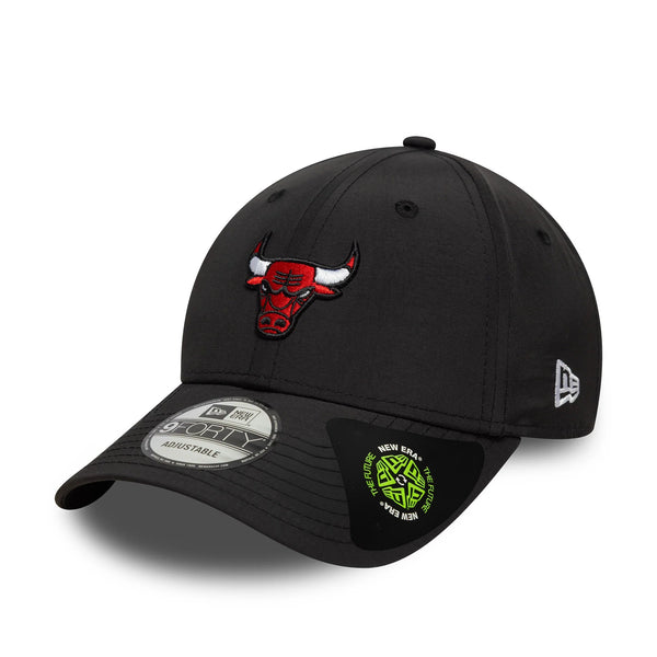New Era Chicago Bulls NBA Recycled Midi Black 9FORTY Cap