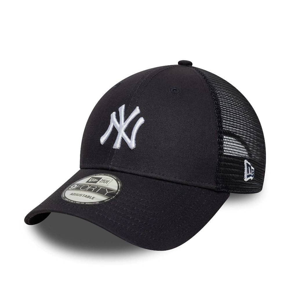 New Era New York Yankees Home Field Navy 9FORTY Trucker Adjustable Cap