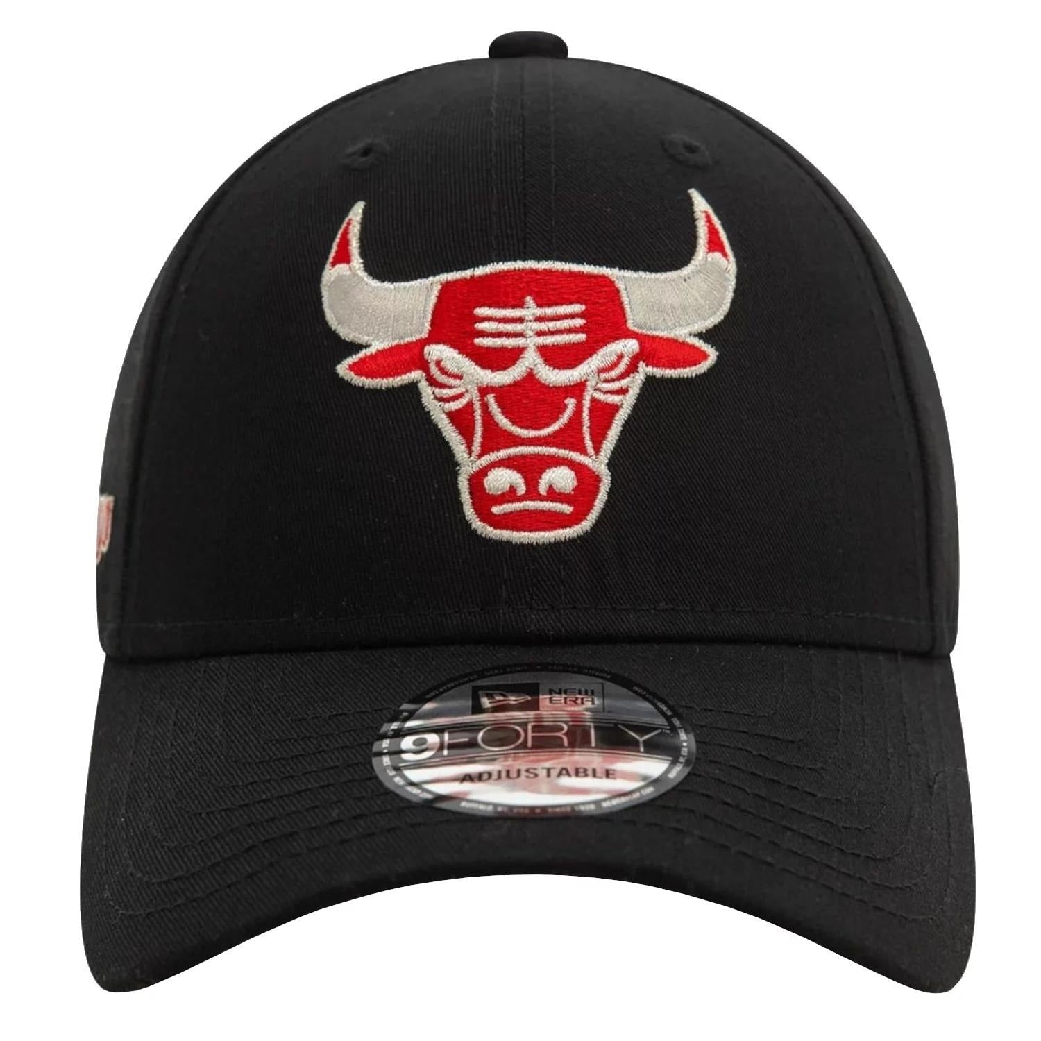 New Era 9FORTY Chicago Bulls Metallic NBA Cap