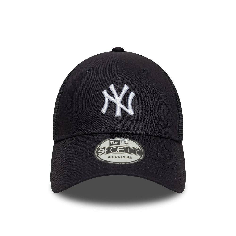 New Era New York Yankees Home Field Navy 9FORTY Trucker Adjustable Cap