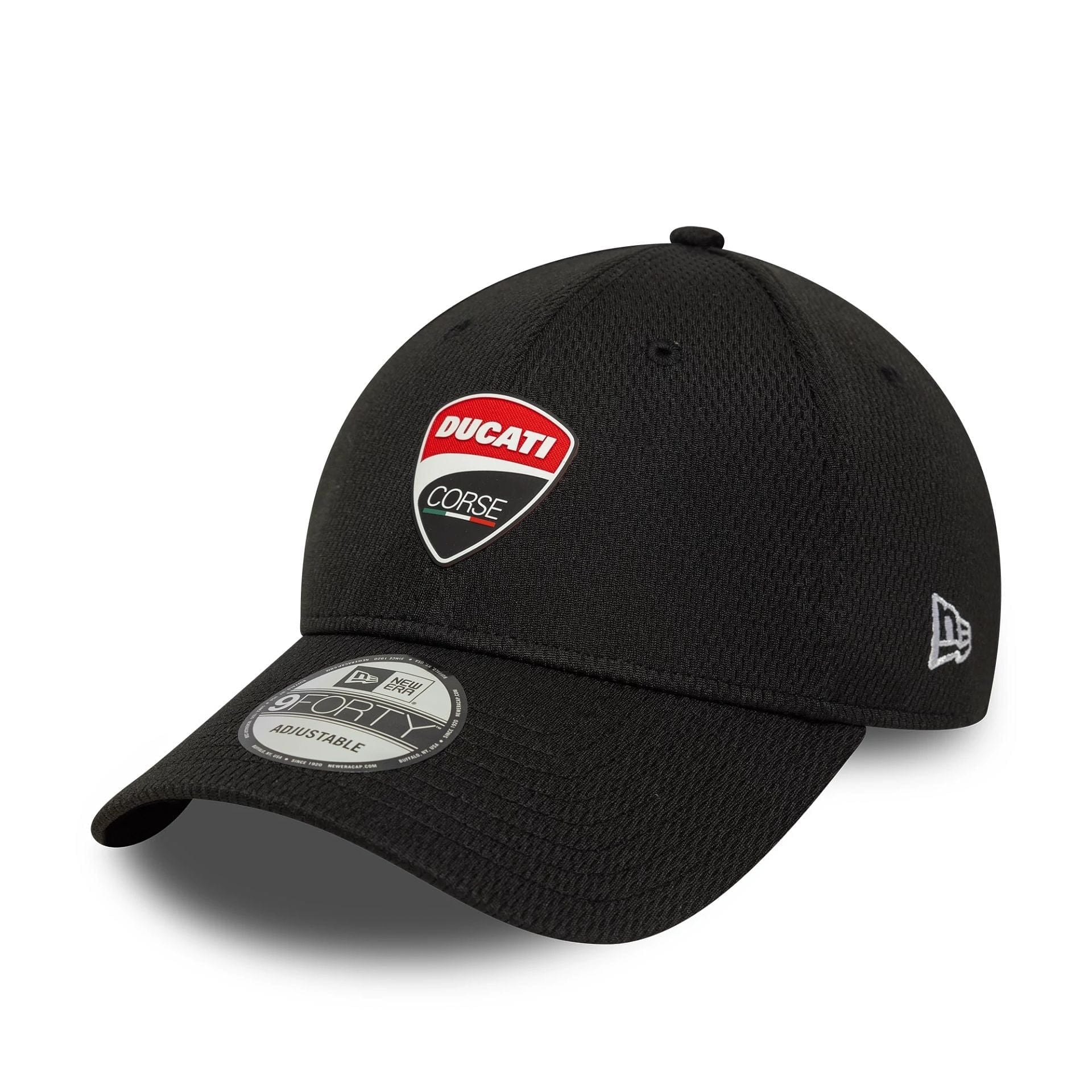 New Era Ducati Motor Logo Dashmark Mesh Black 9FORTY Adjustable Cap