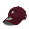 New Era New York Yankees MLB Mini Logo Dark Red 9TWENTY Adjustable Cap