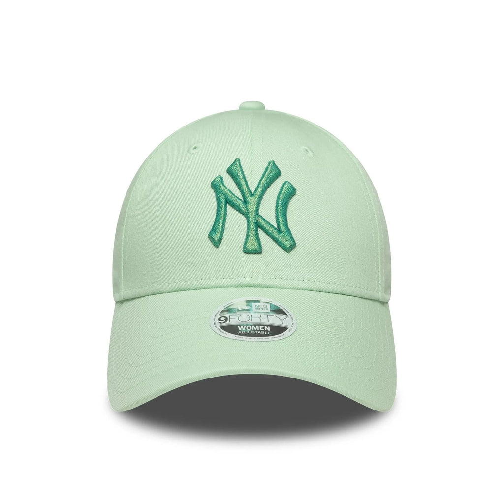 New Era New York Yankees Womens Metallic Pastel Green 9FORTY Adjustable Cap