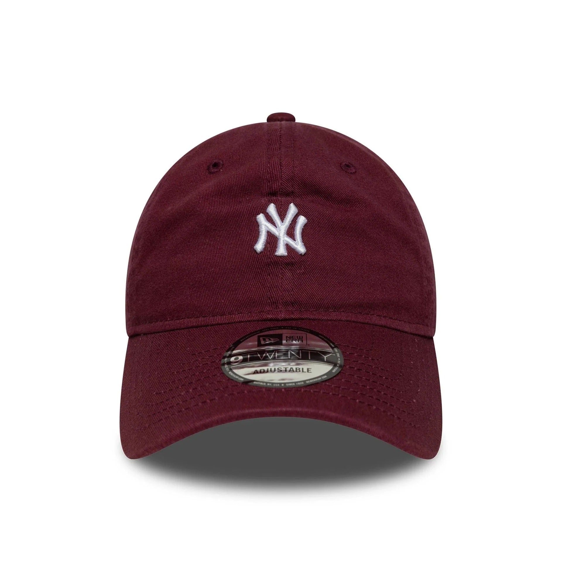 New Era New York Yankees MLB Mini Logo Dark Red 9TWENTY Adjustable Cap