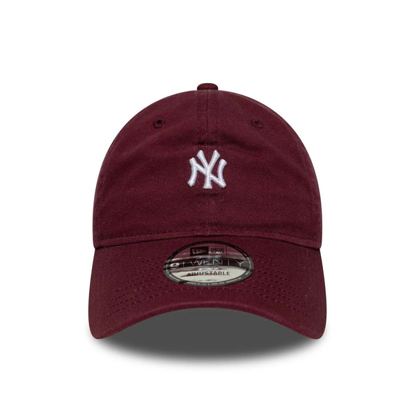 New Era New York Yankees MLB Mini Logo Dark Red 9TWENTY Adjustable Cap