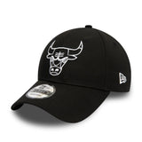 New Era Chicago Bulls Repreve Monochrome Black 9FORTY Adjustable Cap
