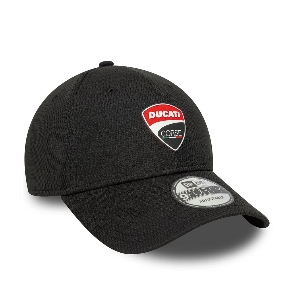 New Era Ducati Motor Logo Dashmark Mesh Black 9FORTY Adjustable Cap