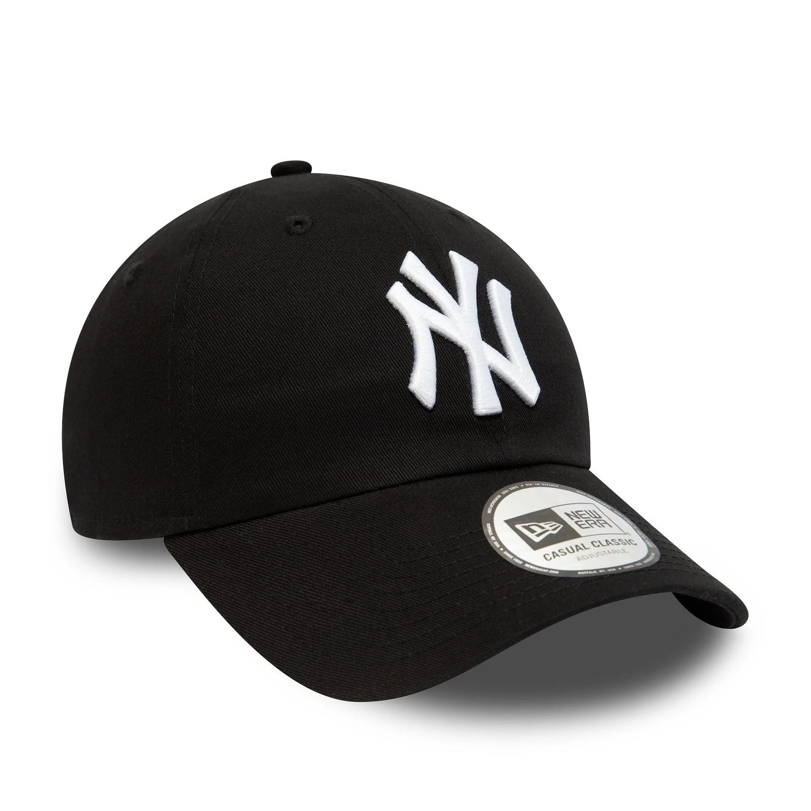 New Era New York Yankees League Essential White On Black 9TWENTY Adjustable Cap